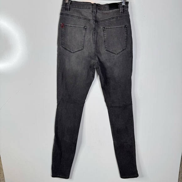 BDG Washed Black Super High Rise Twig Skinny Jeans Size 28 - Picture 2 of 5